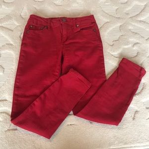 Girls red Tractr Skinny Jeans